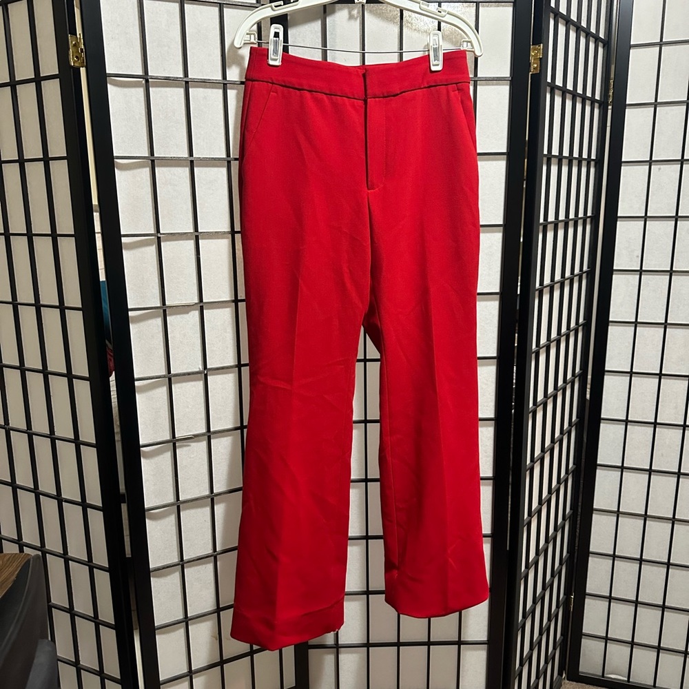 Red Work Pants